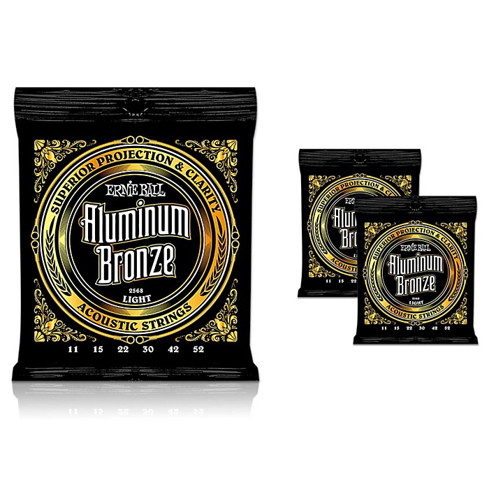 ernie ball aluminum bronze acoustic guitar strings light