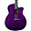 Luna Gypsy Grand Concert Ash Acoustic-Electric Gu... Luna Gypsy Grand Concert Ash Acoustic-Electric Guitar Transparent Purple