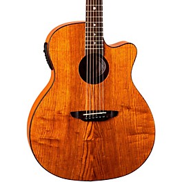 Luna Gypsy Grand Concert Ash Acoustic-Electric Guitar Transp... Luna Gypsy Grand Concert Ash Acoustic-Electric Guitar Natural