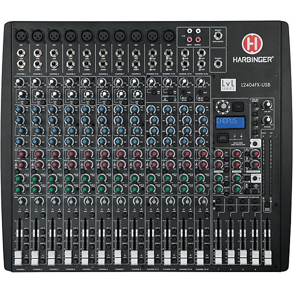 Harbinger L2404FX-USB 24-Channel USB Mixer with Effects