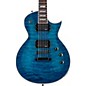 Open Box ESP LTD EC-401QMV Electric Guitar Level 1 See-Thru Blue thumbnail