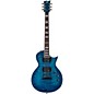 Open Box ESP LTD EC-401QMV Electric Guitar Level 1 See-Thru Blue