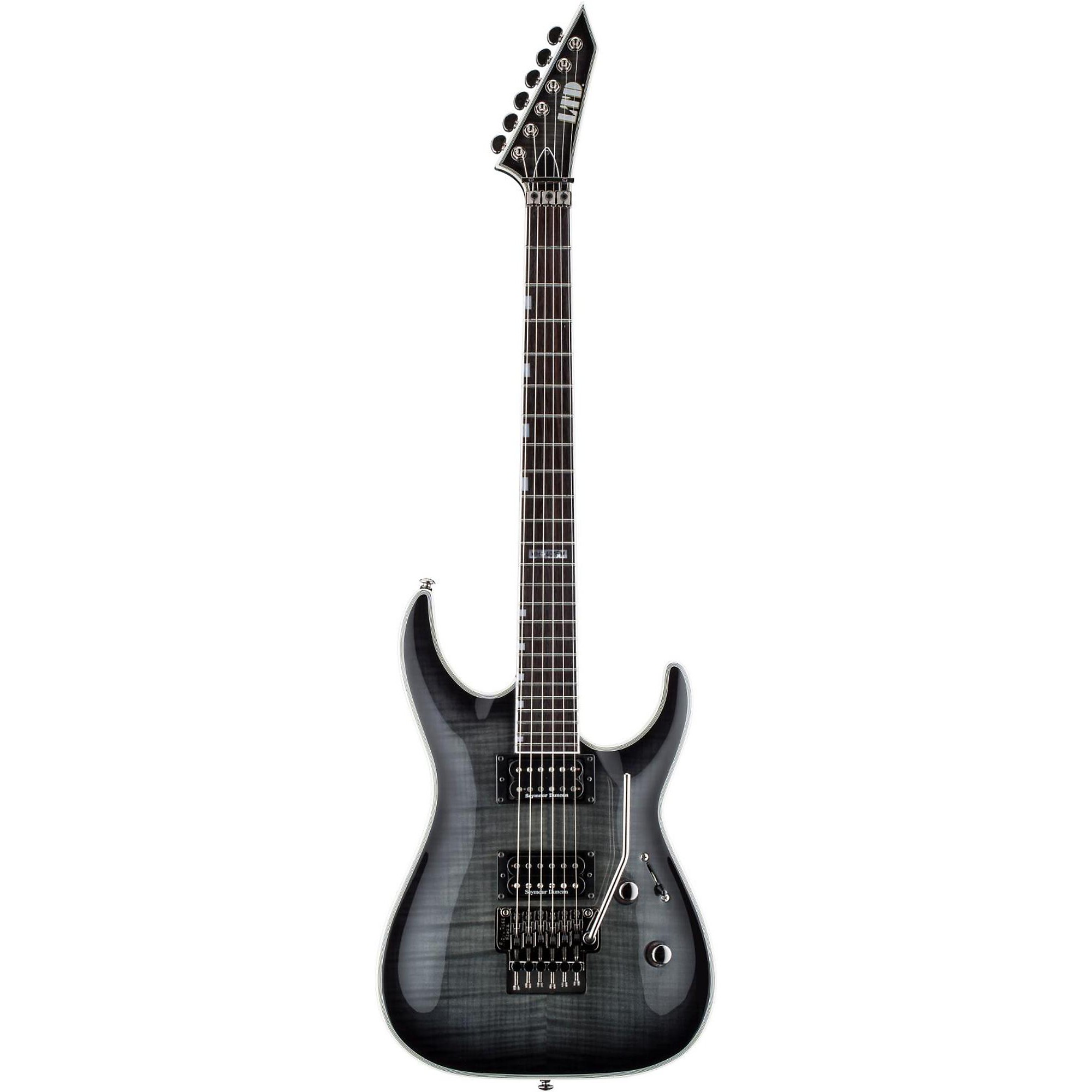 Open Box ESP LTD MH-401FM Electric Guitar See-Thru Black