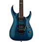Open Box ESP LTD MH-401QM Electric Guitar Level 2 See-Thru Blue 888366010907 thumbnail