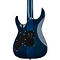 Open Box ESP LTD MH-401QM Electric Guitar Level 2 See-Thru Blue 888366032893