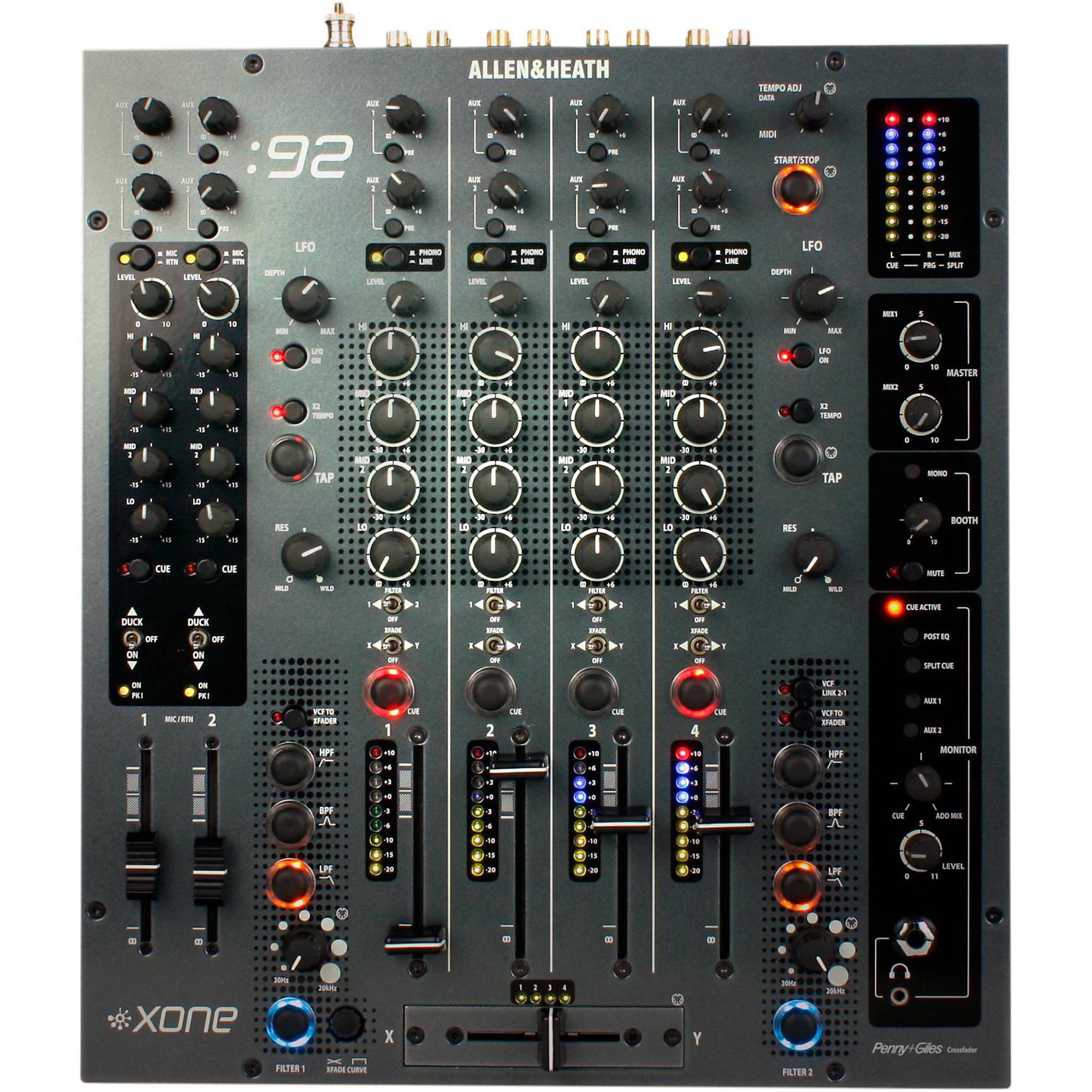 Open Box Allen & Heath XONE:92 6-Channel DJ Mixer | Guitar Center