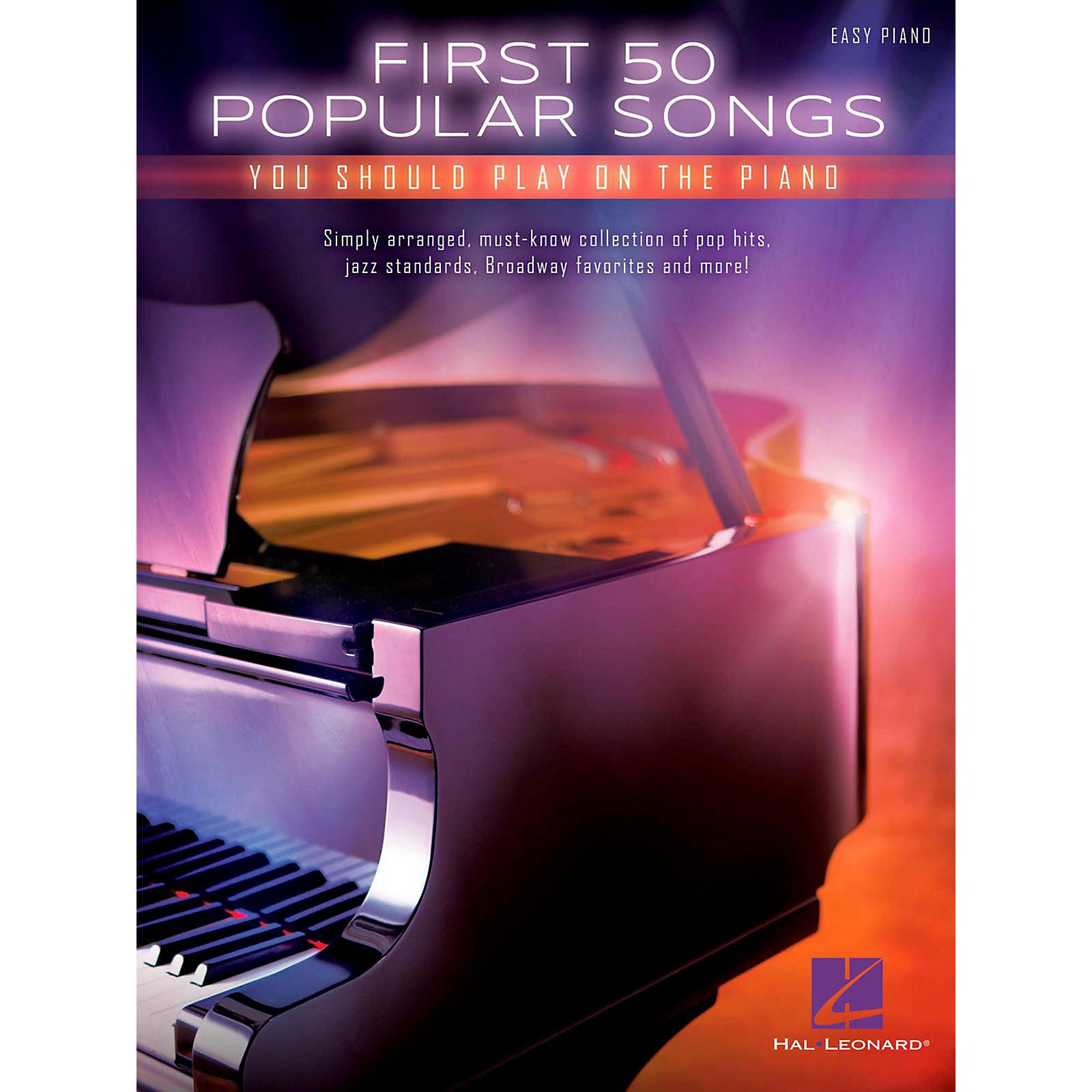 Hal Leonard First 50 Popular Songs You Should Play On The Piano (Easy ...