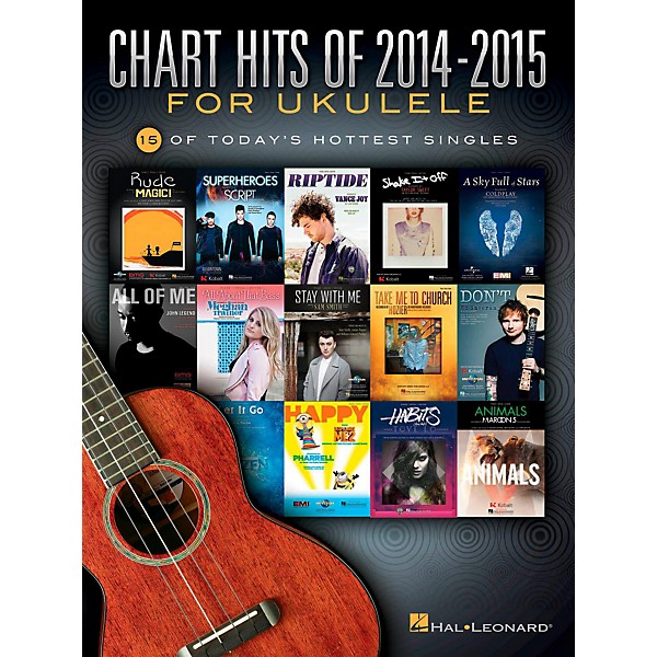 Hal Leonard Chart Hits Of 2014-2015 For Ukulele