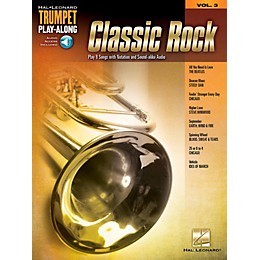 Hal Leonard Classic Rock - Trumpet Play-Along Volume 3 Book/Audio Online