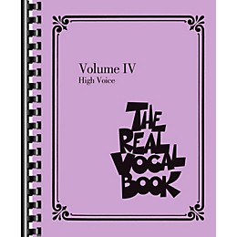 Hal Leonard The Real Vocal Book Volume 4 (IV) - High Voice Fake Book