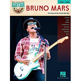 Hal Leonard Bruno Mars - Guitar Play-Along Volume 180 Book/Audio Online