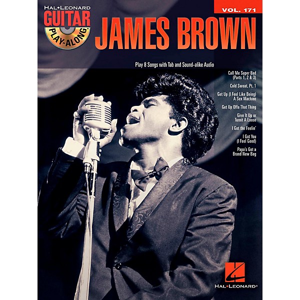 Hal Leonard James Brown - Guitar Play-Along Vol. 171 Book/CD
