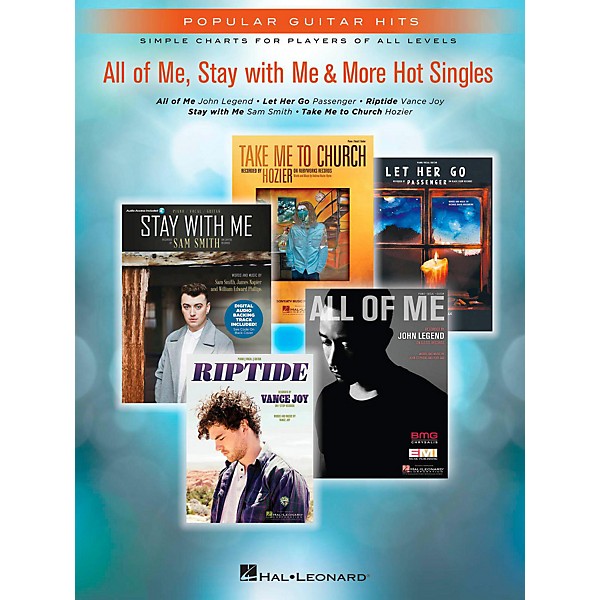 Hal Leonard All Of Me, Stay With Me & More Hot Singles Easy Guitar Tab Songbook