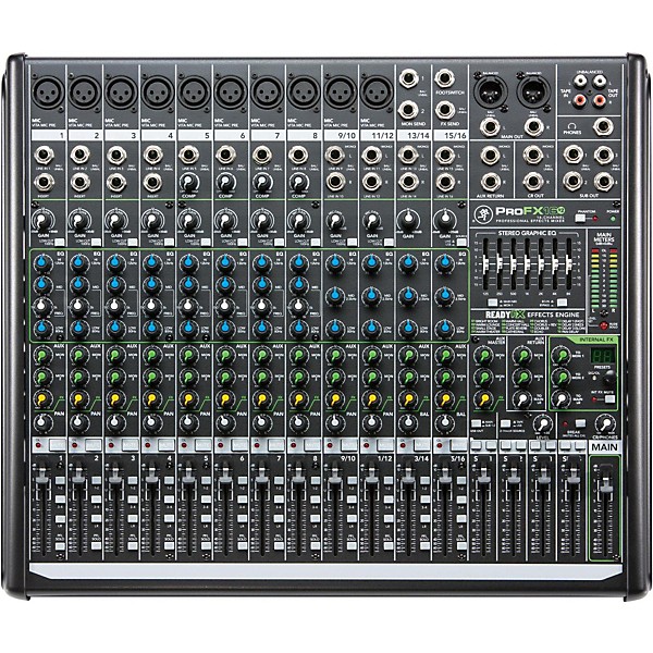 Open Box Mackie ProFX16v2 16-Channel 4-Bus FX Mixer with USB Level 1