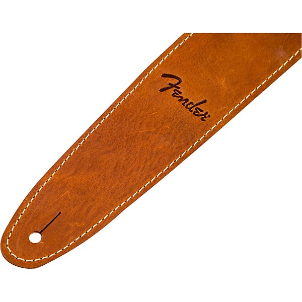 Fender Ball Glove Leather Guitar Strap Brown
