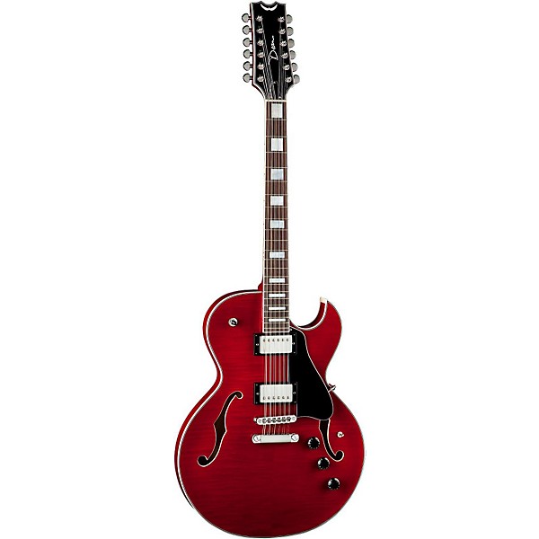 Open Box Dean Colt Flame Top Semi-Hollowbody with Piezo 12 String