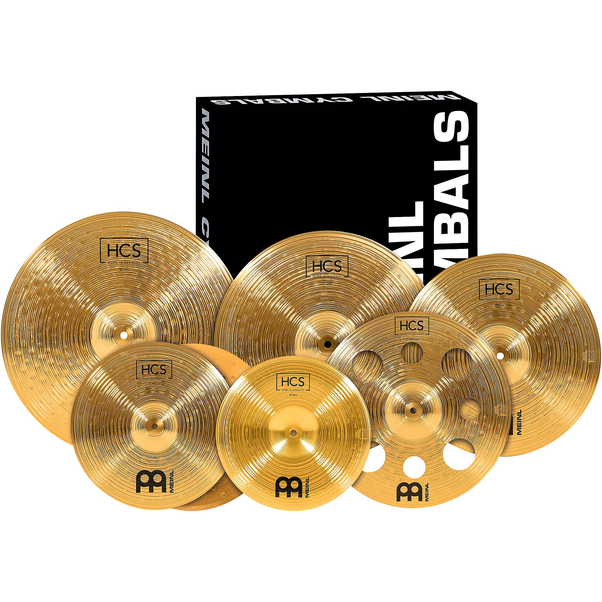 MEINL HCS-SCS1 Ultimate Complete Cymbal Set Pack With Free 