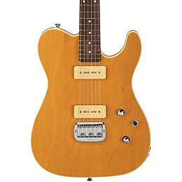 Open Box G&L Tribute ASAT Deluxe Carved Top P-90 Electric Guitar Level 2 Orange Cream 190839130099