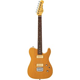 Open Box G&L Tribute ASAT Deluxe Carved Top P-90 Electric Guitar Level 2 Orange Cream 190839130099