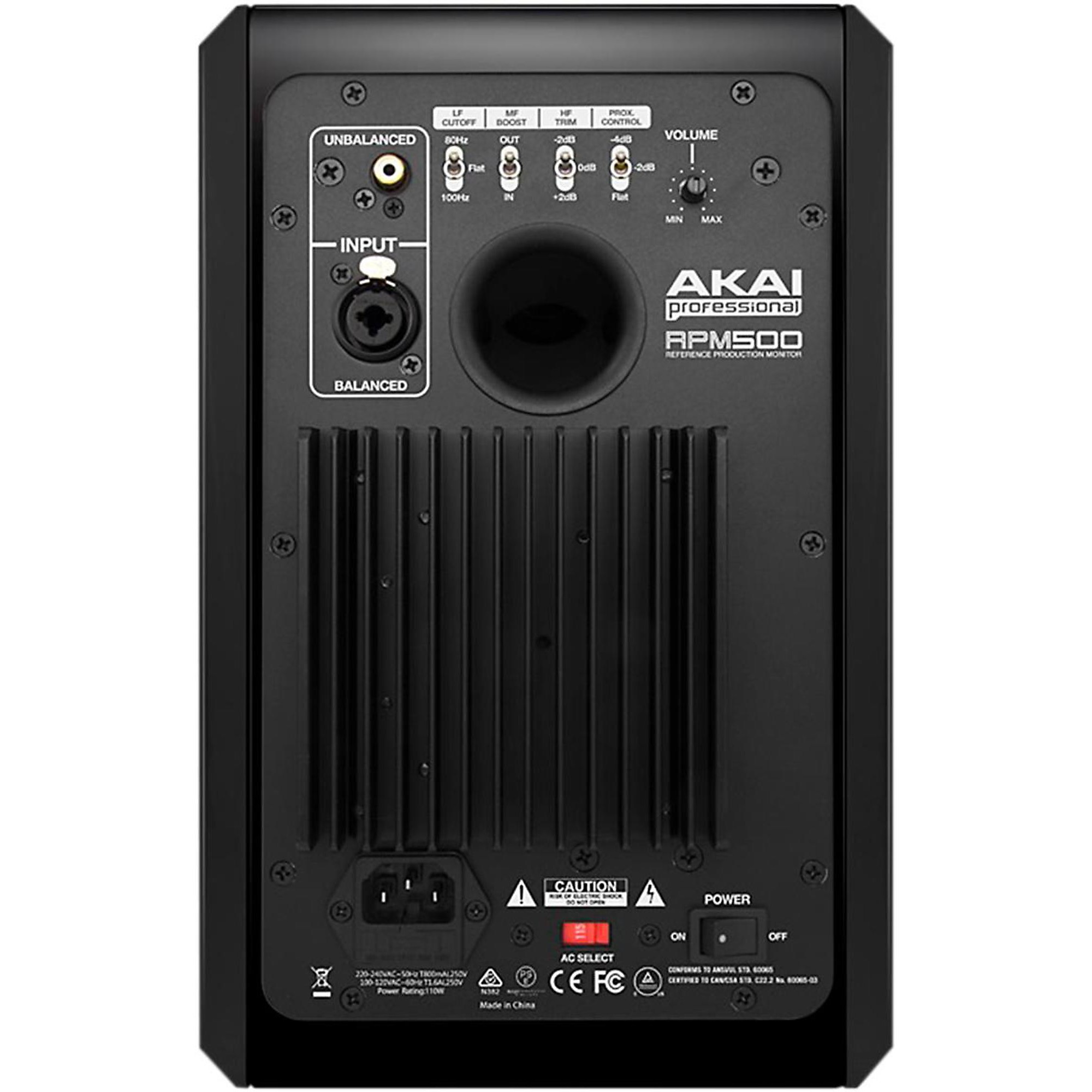 Akai Professional RPM500 Black Studio Monitor | Guitar Center Akai Professional RPM500 Black Studio Monitor | Guitar Center