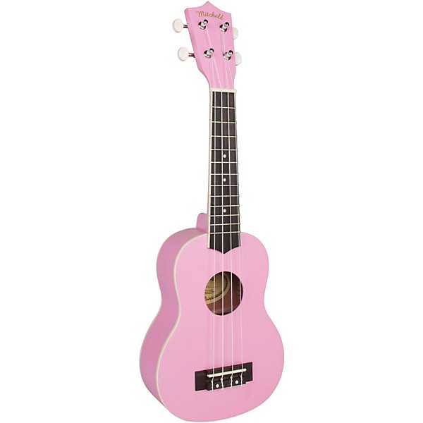 Mitchell MU40 Soprano Ukulele Flamingo Pink