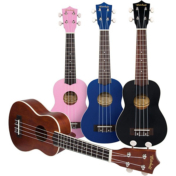Mitchell MU40 Soprano Ukulele Black