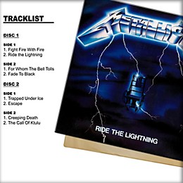 Metallica - Ride the Lightning Vinyl LP (180 Gram Vinyl)