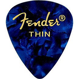 Fender 351 Premium Thin Guitar Picks - 144 Count Blue Moto