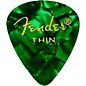 Fender 351 Premium Thin Guitar Picks - 144 Count Green Moto