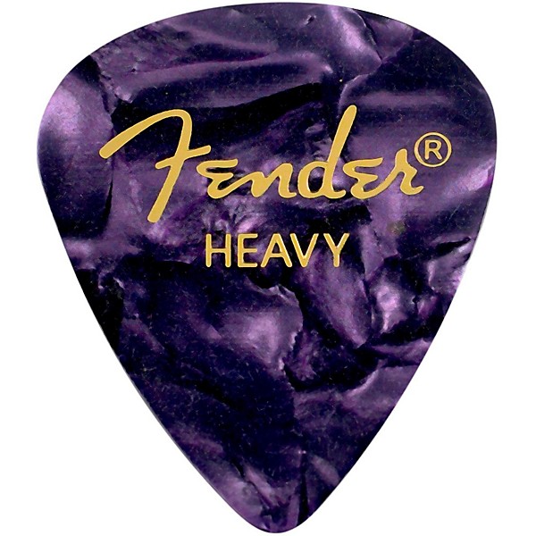 Fender 351 Premium Heavy Guitar Picks - 144 Count Purple Moto