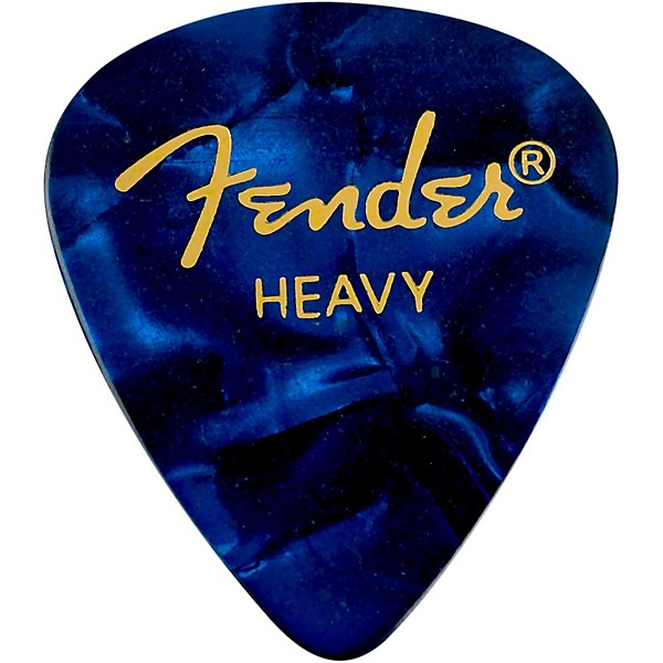 Fender 351 Premium Heavy Guitar Picks - 144 Count Blue Moto
