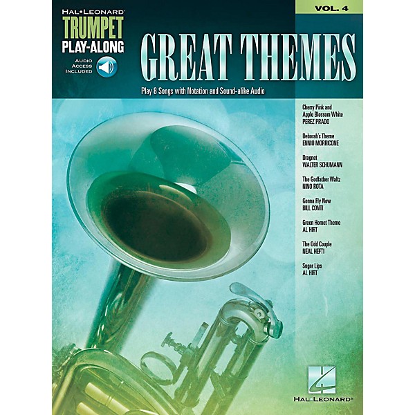 Hal Leonard Great Themes - Trumpet Play-Along Vol. 4 (Book/Audio Online)