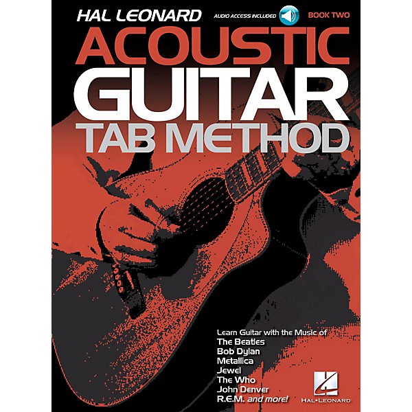 Hal Leonard Acoustic Guitar Tab Method  Book 2 Book/Audio Online