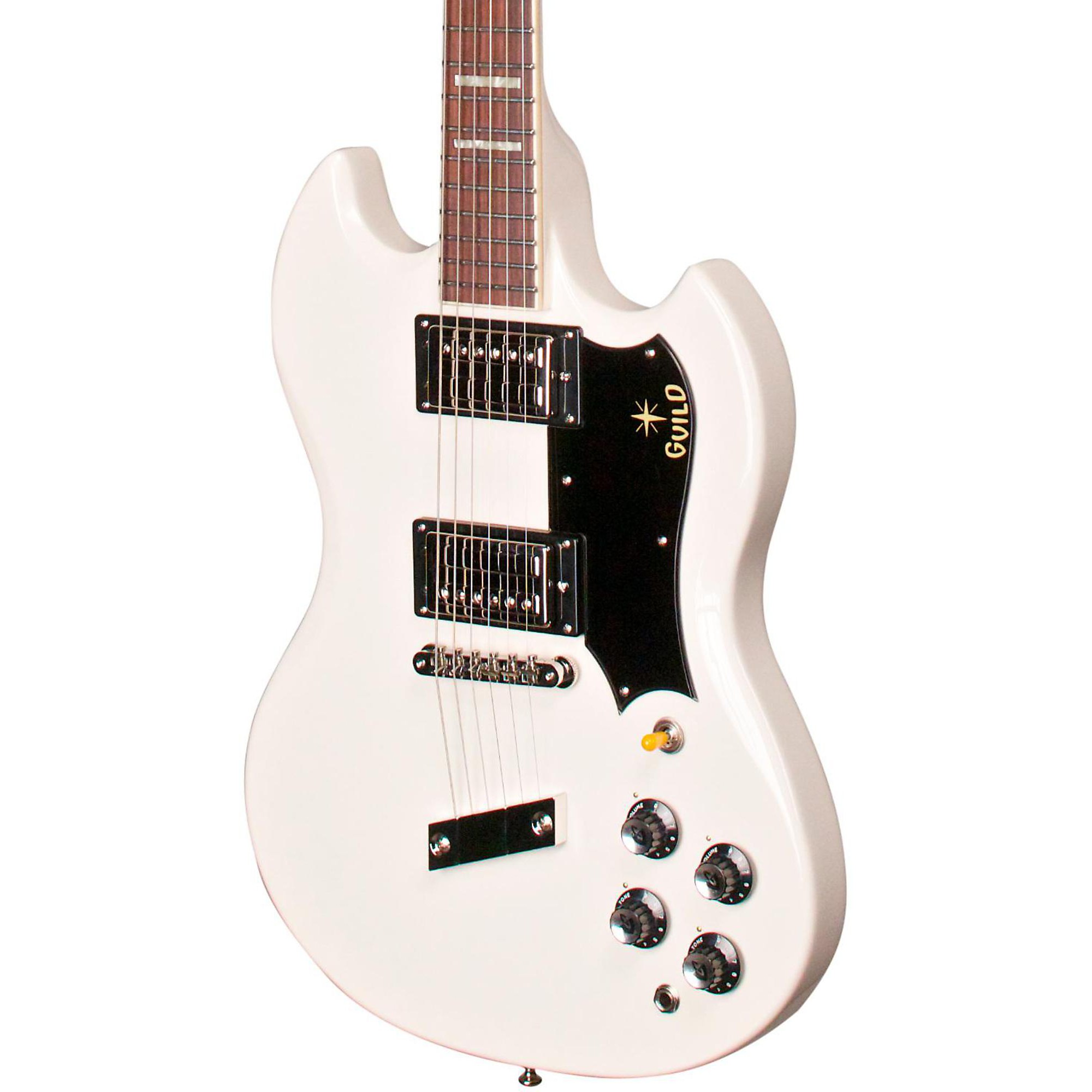 Guild S-100 Polara Electric Guitar White | Guitar Center