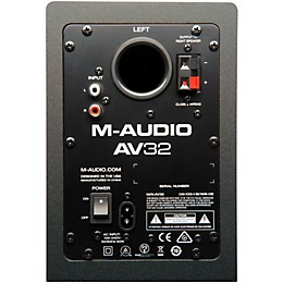 Open Box M-Audio AV32 Studio Monitor Pair Level 1
