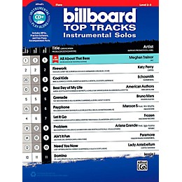 Alfred Billboard Top Tracks Instrumental Solos - Flute Book & CD Play-Along