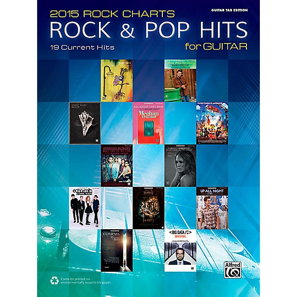 Alfred 2015 Rock Charts: Rock & Pop Hits for Guitar - Guitar TAB Edition Songbook