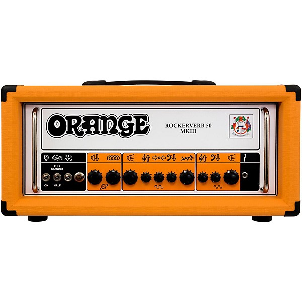 Open Box Orange Amplifiers Rockerverb 50 MKIII 50W Tube Guitar Amp Head Level 2 Orange 190839898333