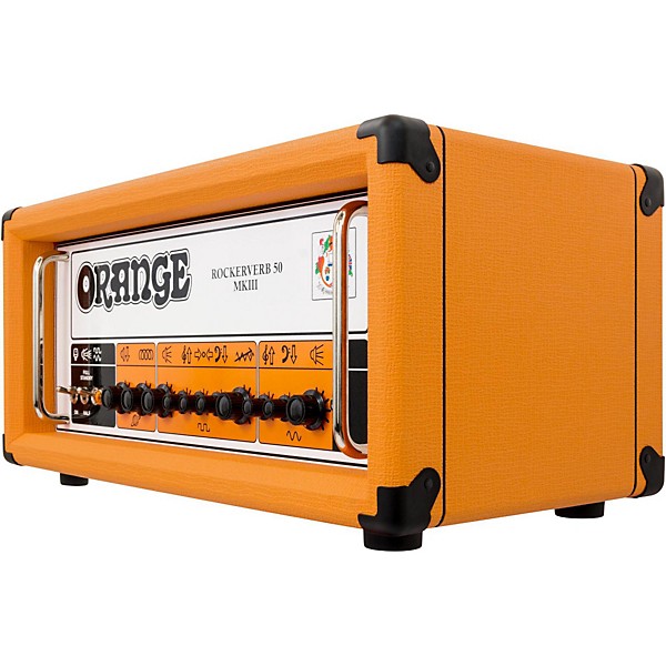 Open Box Orange Amplifiers Rockerverb 50 MKIII 50W Tube Guitar Amp Head Level 1 Orange