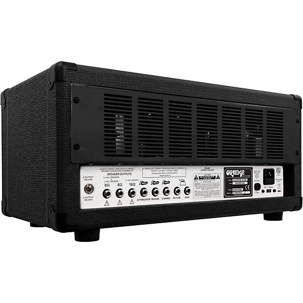 Open Box Orange Amplifiers Rockerverb 100 MKIII 100W Tube Guitar Amp Head Level 2 Black 197881126018