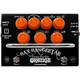 Open Box Orange Amplifiers Bax Bangeetar Pre-EQ Guitar Effects Pedal Level 1 Black