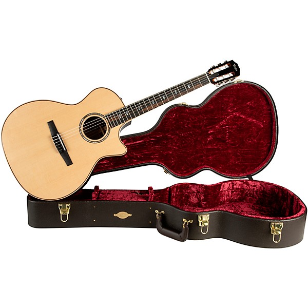 Taylor 814ce-N Grand Auditorium Acoustic-Electric Nylon-String Guitar Natural