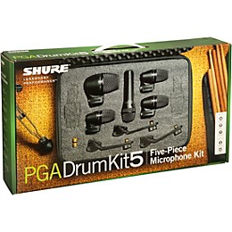 Open Box Shure PGADRUMKIT5 5-Piece Drum Microphone Kit Level 1