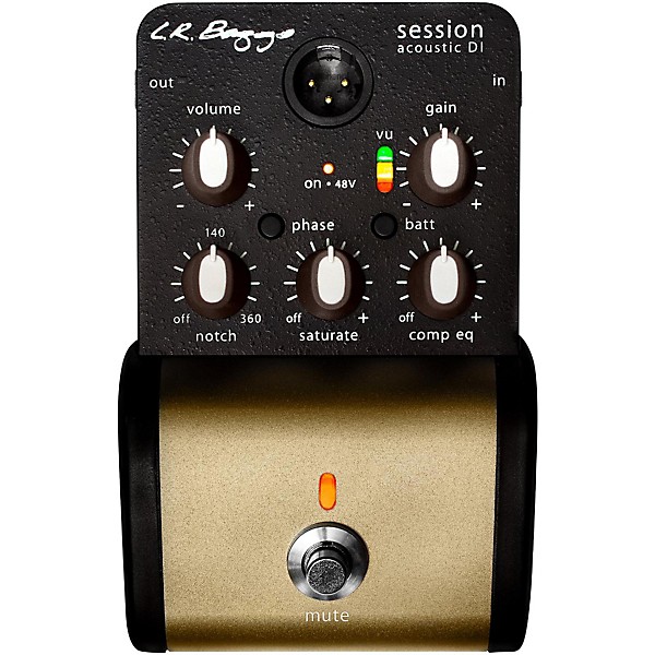 Open Box LR Baggs Session DI Acoustic Guitar Direct Box and Preamp Level 1