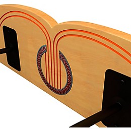 A&S Crafted Products Pro-File Wall Mounted Guitar Hanger for 4 Guitars