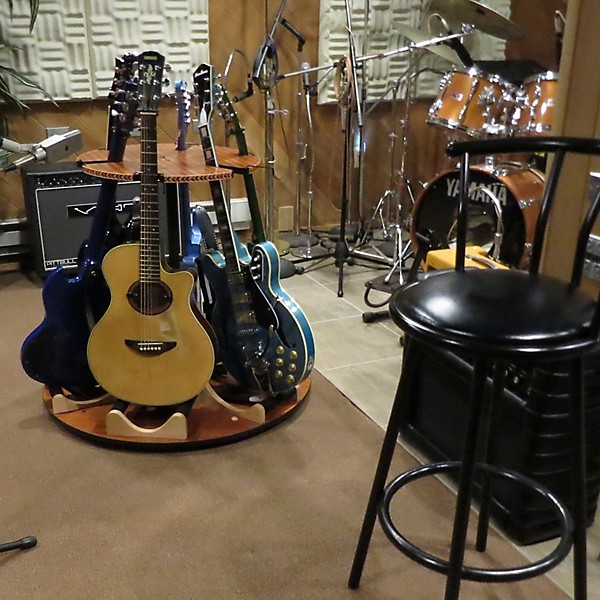 A&S Crafted Products Carousel Deluxe Multi Guitar Stand