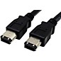 Tera Grand FireWire 400 6 Pin Male to 6 Pin Male Cable 6 ft. Black thumbnail