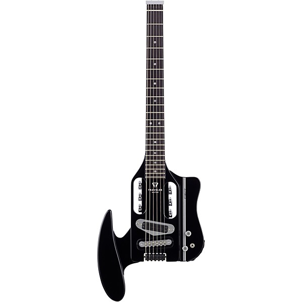 Open Box Traveler Guitar Speedster Hot-Rod V2 Electric Travel Guitar Level 2 Black 190839499110