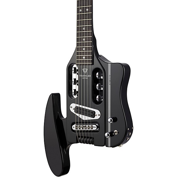 Open Box Traveler Guitar Speedster Hot-Rod V2 Electric Travel Guitar Level 2 Black 190839499110