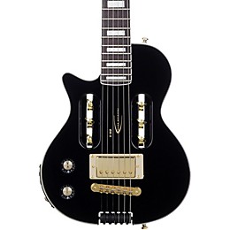Traveler Guitar EG-1 Custom Left-Handed Electric Travel Guitar Black